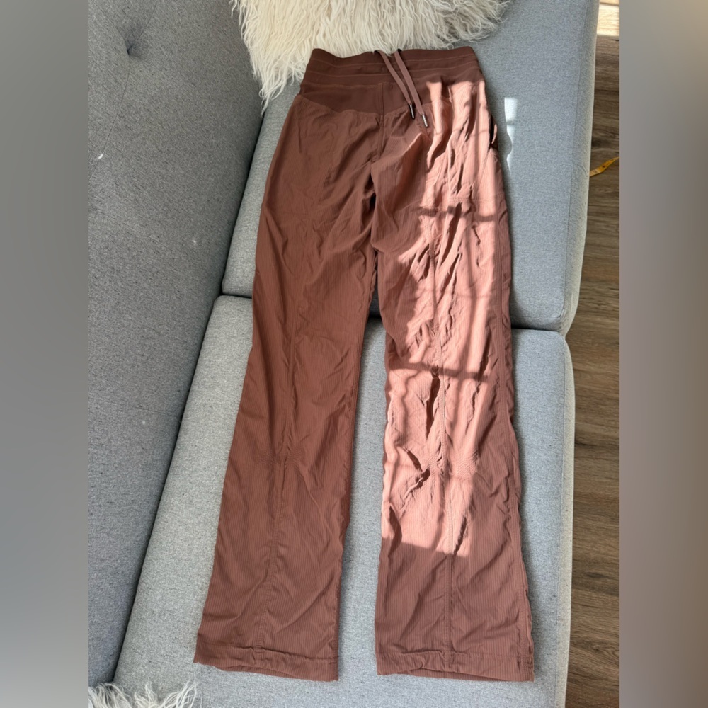 Lululemon Dance Studio Mid-Rise Pants Brown Size 2 - Picture 8 of 13